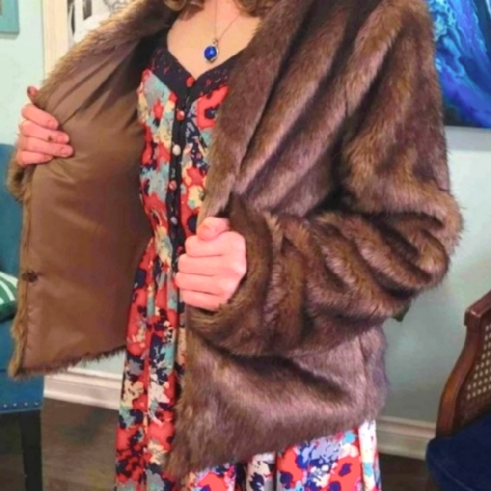 Guess Faux Fur Coat